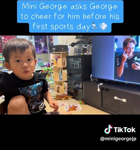 Mini George asks George to cheer for him before his first sports day🏃🏻💨 Mini George will take part in his first sports day tomorrow and compete in the Sprint ! You can do it🔥 #GeorgeRussell #GeorgeRussel|63 #Russell #GR63 #TeamGR63 #TeamGeorgeRussell #63 #F1 #Formulal #Formel1 #Mercedes #MercedesAMGF1 #W15 #F12024 #JapaneseGP #suzuka@Mercedes-AMG F1 @Carmenmmundt
