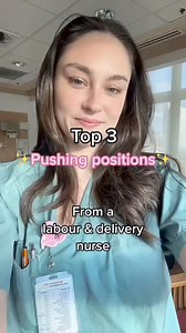 Top 3 pushing positions from a Labour & Delivery Nurse 🤰🤱 Whats your favourite pushing position? #laboranddelivery #nurse #newmom #momtobe #baby #pushingpositions #labouranddelivery #laboranddeliverynurse #pregnancy #pregnant #firsttimemom #doula #epidural #unmedicatedbirth #birth #childbirth | Nurse Sydney