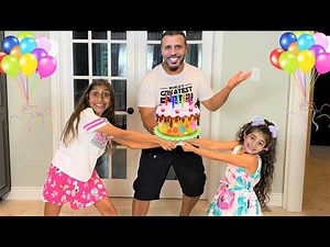 Deema and Sally prepared a Surprise happy birthday Cake