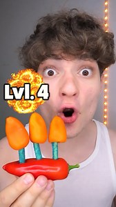 4 Levels Of Spicy Peppers!? 🥵 #fyp #viral #spicy #challenge | Spizee
