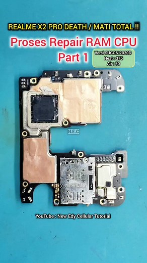 Proses Repair CPU Realme X2 Pro: Tutorial Part 1