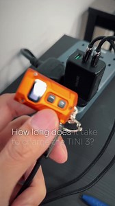 Ever wonder how long your EDC light takes to charge? Testing the TINI 3 today: Zero to full in about 90 minutes Charges at 1-2 watts (with some fluctuation) Can actually use it WHILE charging No more waiting around with a dead light when you need it most. 📌 Save this for your next gear purchase 💬 Tag someone who's always forgetting to charge their EDC 🔁 Share if you appreciate practical features | Nitecore Lights