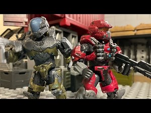Halo Mega Construx: Scrapyard Encounter (stop motion)