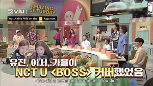 𝗖𝗮𝘁𝗰𝗵 #𝗔𝗺𝗮𝘇𝗶𝗻𝗴𝗦𝗮𝘁𝘂𝗿𝗱𝗮𝘆 𝗙𝗥𝗘𝗘 𝗼𝗻 𝘁𝗵𝗲 𝗩𝗶𝘂 𝗔𝗽𝗽 𝗡𝗼𝘄 👉 bit.ly/3wvOkeA #IVE covers #NCTU's #Boss on the show and they are definitely rocking the stage 🔥 | Viu Singapore