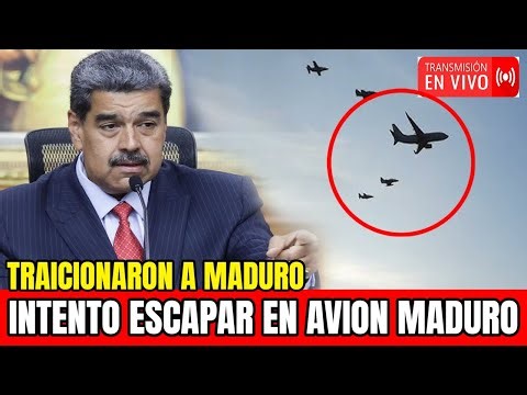 NICOLAS MADURO INTEJNTO ESCAPAR EN AVION🔴DONALD TRUMP ORDENA ENTRADA 🔴VENEZUELA ALERTA