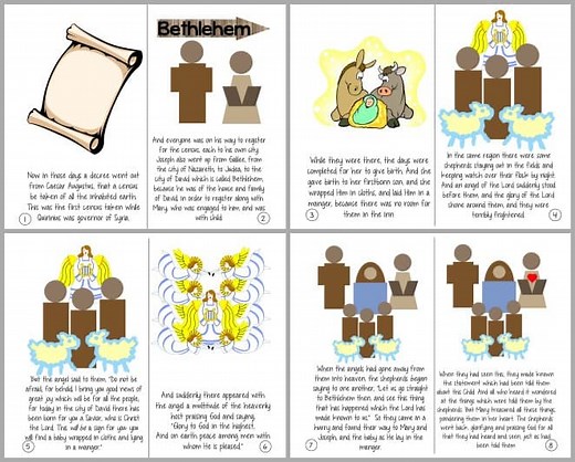 THE Christmas Story - Luke 2:1-20 Printable Booklet - Ministry To Children