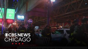 Witnesses claim woman set on fire along CTA Blue Line train