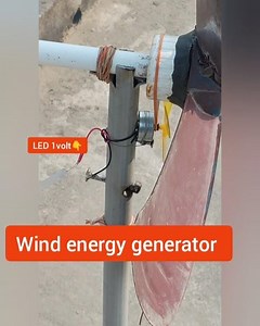 Wind Energy Generator Working Model 🌬️⚡