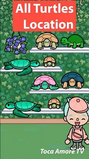 All Turtles Location in Toca Life World #tocalifeworld #tocaboca