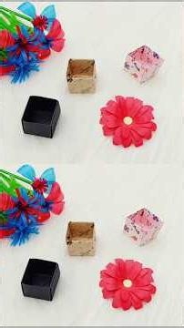 Mini Square Origami Box #origami #square #box #diy #papercraft #tutorial #gift #ring #beautiful