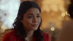 Vanessa Hudgens plays three different characters in her new Netflix holiday movie, "The Christmas Switch: Switched Again." It's a sequel to the 2018 film, "The Christmas Switch," about a Duchess named Margaret (played by Hudgens), who switches place with a baker from Chicago named Stacy (also played by Hudgens), who look exactly alike. They each fall for the man in each other's lives. Now, Hudgens also plays a cousin to Duchess Margaret, named Fiona, who is a party girl. The American actress and