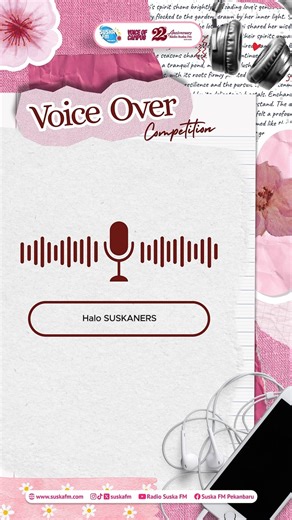 nadel on Instagram: "Voice Over Competition Nada Elfajria"