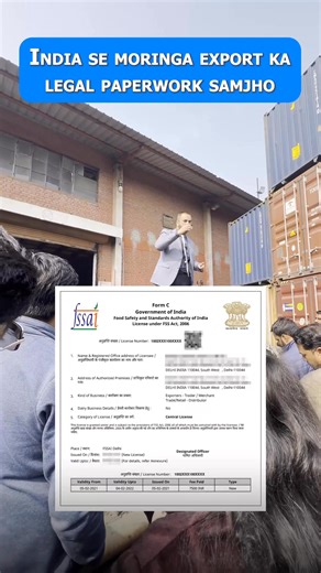 🌿 Moringa Powder Export from India 🌍 By Harsh Dhawan India is one of the largest producers of moringa (drumstick) leaves, making it a high-potential product in the global nutraceutical and superfood market. 🌱 Moringa powder is widely used in health supplements, herbal tea blends, cosmetics, and organic food products due to its rich nutritional profile—high in iron, calcium, protein, antioxidants, and vitamins. 💊✨ Major export destinations include the USA, Germany, UK, Canada, Australia, and 