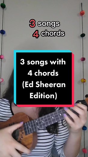 Learn Ed Sheeran Ukulele Songs with 4 Chords Tutorial