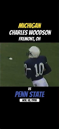 Charles Woodson at Michigan | “True-Freshman” (1995)