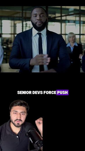 Git force push will get you fired 🚨 Use this instead (Git Fix) #Git #DevLife