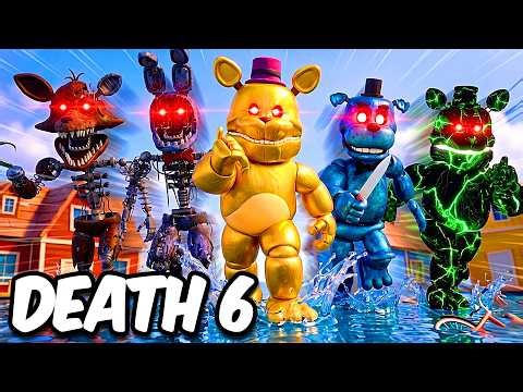EVERY DEATH DOUBLES FREDBEAR'S SPEED IN HELLO NEIGHBOR (MAX SPEED)
