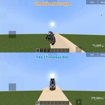 Timeless .50 Z-Type VS TAC | Timeless 50L | Minecraft Java Gun Comparison | Epic Comparison | Tacz