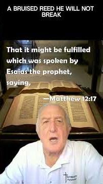 The Bible says in Matthew 12:15-21 [God’s Chosen Servant]