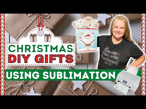 🎄Christmas Gifts Using Sublimation | DIY Gift Ideas🎄