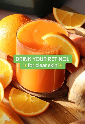 What you put into your body plays a real role in how your skin looks and feels. 🥕 Carrots sweet potato support natural retinol 🍊 Oranges help promote collagen production 🫚 Ginger supports healing and skin renewal Fresh juice made with intention. Drink your skincare. Juicer: JUTO cold pressed juicer 💬 Share this with someone who’s focusing on skin health in 2026! #retinol #retinolskincare #collagen #clearskin #jutojuicer