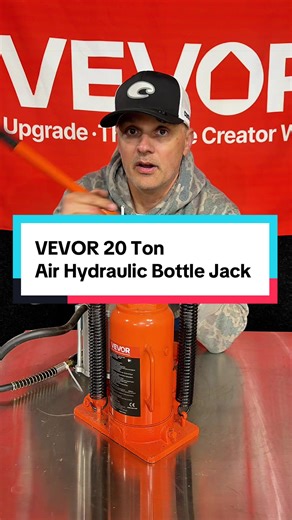 VEVOR 20 Ton Air Hydraulic Bottle Jack for Heavy Duty Lifting