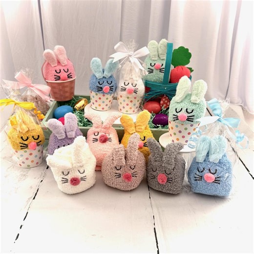 Bunny Fuzzy Socks Easter Basket Filler: Teens, Tweens, Gifts, Women, Teacher Easter Gifts - Etsy