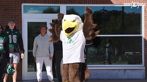 Homecoming QB Challenge HC Chris Creighton and several members of the team were on campus today to challenge @EasternMichU students to the QB Challenge as part of Homecoming festivities! They will be there to #FillTheFactory... will YOU!?! 🎟️ http://emueagles.com/tickets 🚗 http://bit.ly/3BLUgWg (Parking Info) #EMUEagles ⛓️ #ETOUGH ⛓️ #BET | EMU Football