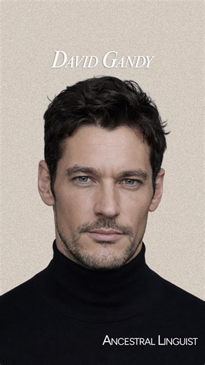 Ancestral Linguist on Instagram: "What Makes David Gandy’s Face So Distinctive?"