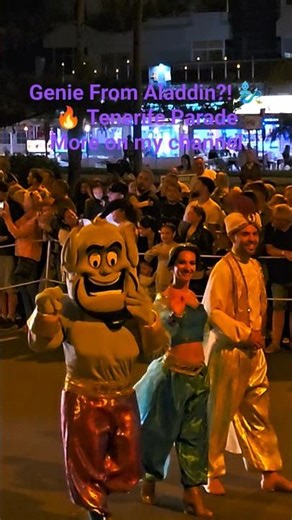 Genie From Aladdin?! 🧞‍♂️🔥 Tenerife Parade