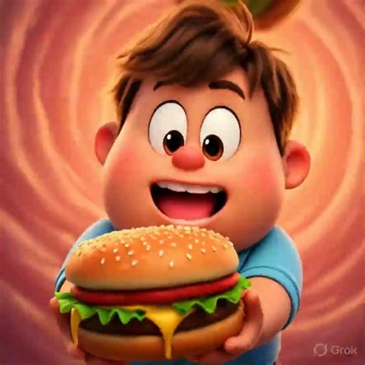 #funny #ai#🌧️ Food Rain is HERE! 🍔🍕🍟#Noodles, burgers, pizza# hungry & laugh! 🤣🍗