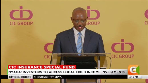 CIC Insurance Special Fund: CIC Insurance launches CIC Global Balanced Special Fund Nyaga: Investors to access local fixed income investments Gathungu: We want to democratise access to investment #CitizenBriefs | Citizen TV Kenya