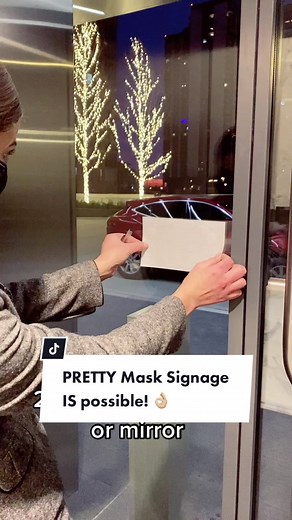 Goodbye ugly COVID-19 signage! #thecareerexclusive #werk #covid19 #masksrequired