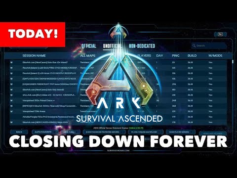 These ARK Servers Are CLOSING Forever - (TODAY)