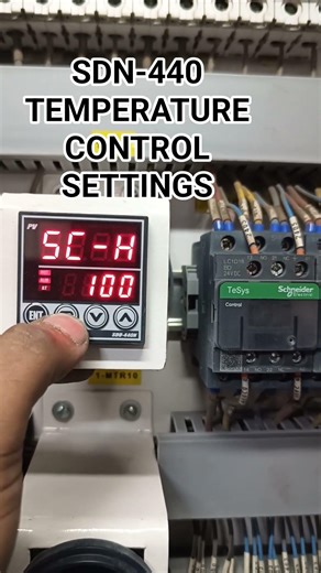 SDN-440 TEMPERATURE CONTROL SETTINGS