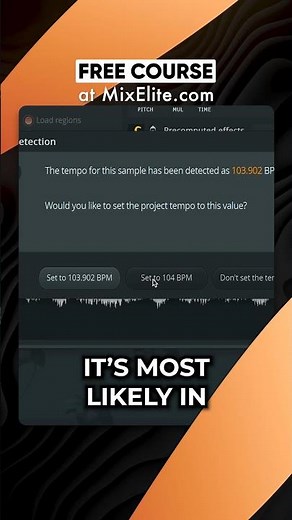 Detect Tempo Of Samples #flstudio