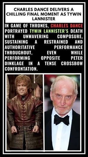 Game of Thrones — Charles Dance Delivers a Chilling Final Moment as Tywin Lannister