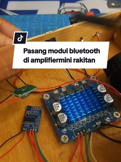Pasang Modul Bluetooth di Amplifier Mini Rakitan