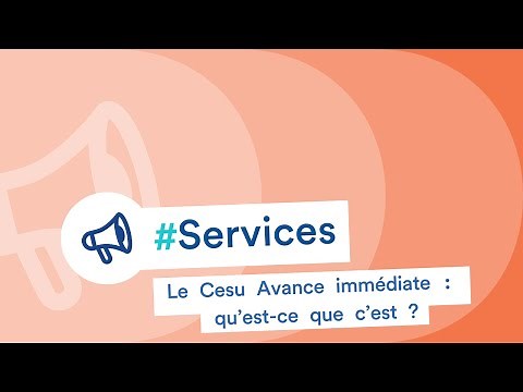 Le Cesu Avance immédiate : qu’est-ce que c’est ?