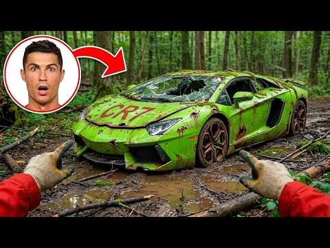 Starting & Test Driving RONALDO’s Abandoned LAMBORGHINI | POV Restarting