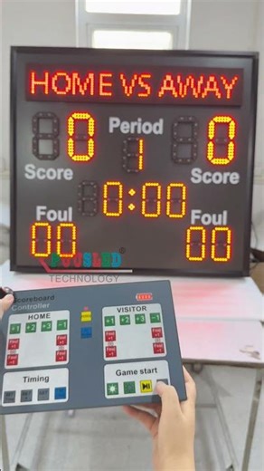 PUUSLED WEEKLY-LED Football Scoreboard is here to dominate the game! HOME&AWAY