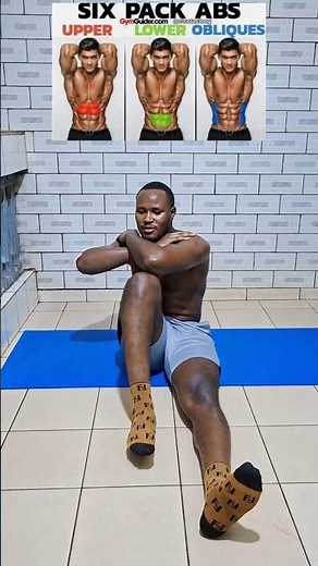 6 PACK ABS 🔥 Fais cet exercice 30s par jour ! Résultat garanti 💪 #fitness #abdos