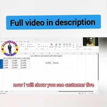 Find the first agent who spoke with a customer in Excel! 📊✨ #ExcelTips #ExcelGuru #CustomerCare