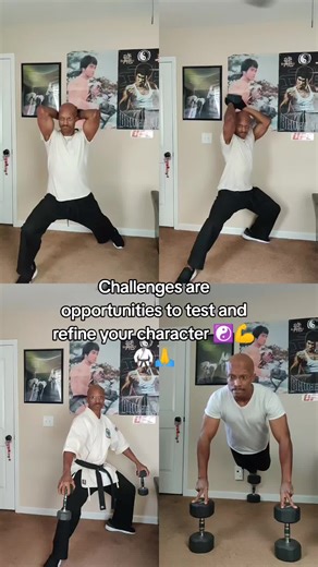 Bruce Leeroy polishing up his training regimen for the good of Humanity ☯️💪🥋🙏#trainingregimen