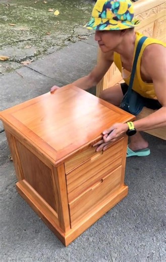 Hidden Compartment Nightstand, Secret Drawer Wood Bedside Table, Rustic Wooden End Table With Hidden Storage, Handmade Secure Furniture - Etsy