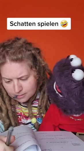 Colorful Puppet Interaction: Fun Drawing Moments