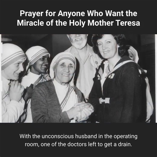 A Prayer For The Miracle of Mother Teresa of Calcutta | Proudly Catholic