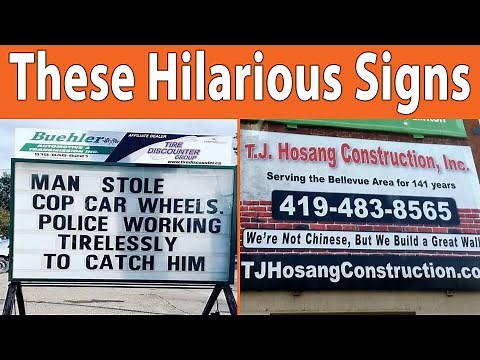 These Hilarious Signs That Will Have You Laughing Out Loud! 😂 || Daily Joy