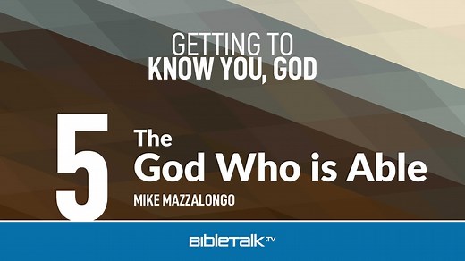 The God Who is Able