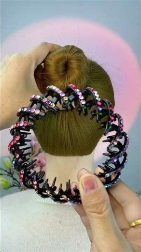 Hairstyle Tutorial #Bun #Bird's Nest Hair Bun Tool #Simple and Easy Hairstyle See hairstyle
